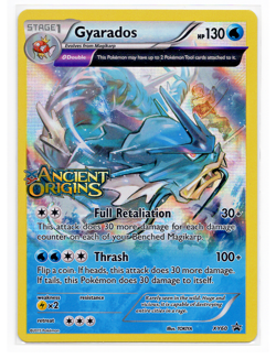 Pokemon GYARADOS Holo Promo XY60 Ancient Origins Prerelease - Image 1