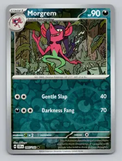 Morgrem 95/142 Common Stellar Crown Pokemon Reverse Holo Near Mint - Image 1