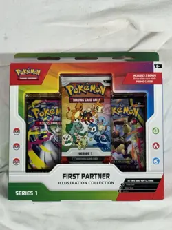 Pokemon TCG First Partner Illustration Collection Series 1 New Sealed - Image 1