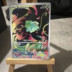 Pokemon TCG Bulbasaur Mega Evolution 133/132 Illustration Rare Stamped Holo NM - Image 1