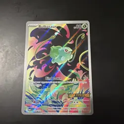 Pokemon TCG Bulbasaur Mega Evolution 133/132 Illustration Rare Stamped Holo NM - Image 3