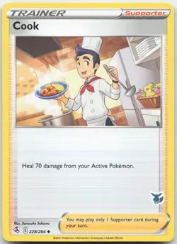 Cook (Eevee Stamped) 228/264 - Battle Academy 2022 - Promo - Pokemon - Image 1