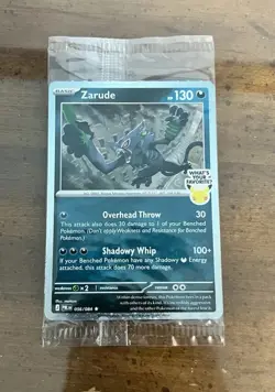 Zarude Pitch Black GameStop Promo 30 Year Stamped Pokemon TCG Sealed - Image 1