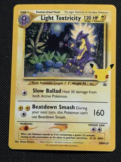 Light Toxtricity SWSH137 Holo Promo - Pokemon Sword & Shield Promo SWIRL 🌀 - Image 1
