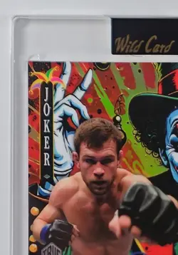 2025 WILD CARD FULL FACE JOKER TRUE 1/1 AUTO FORREST GRIFFIN UFC MMA ICON MINT💰 - Image 2