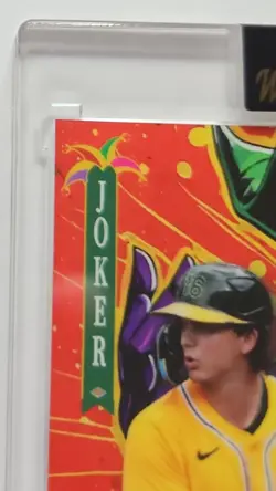 2025 WILD CARD FULL FACE JOKER TRUE 1/1 ROOKIE NICK KURTZ OAKLAND ATHLETICS MINT - Image 2