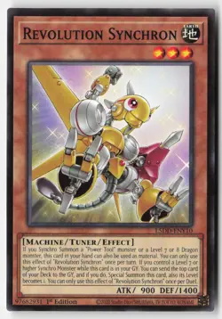 Yugioh - Revolution Synchron L5DD-ENY10 1st Edition - Legendary 5D's Decks - Image 1