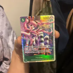 Perona - OP14-033 -One Piece TCG English - The Azure Sea's Seven SR Foil - Image 1