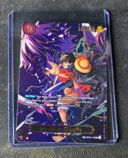 MONKEY D. LUFFY OP09-119 SEC SP ENG ONE PIECE OP13 CARRYING ON HIS WILL - Image 2
