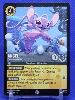 Disney Lorcana Winterspell - Angel - Expirement 624 #191/204 - Image 1