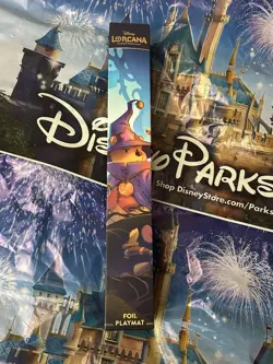 Lorcana Disney Parks Exclusive Winnie The Pooh Foil Playmat Hunny IN HAND! - Image 1