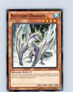 Yu-Gi-Oh TCG Blizzard Dragon SDKS-EN017 Unlimited Regular Common Card NM - Image 1