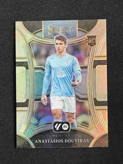 Anastasios Douvikas 2023-24 Panini Select La Liga Mezzanine Silver Prizm RC #158 - Image 1