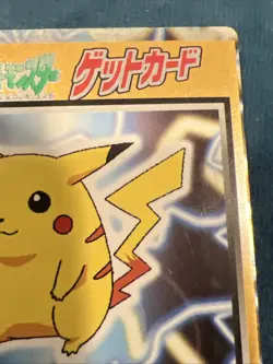 Meiji Get Card Pikachu Pokemon TCG Japanese card Nintendo JP4476: US SELLER - HP - Image 3