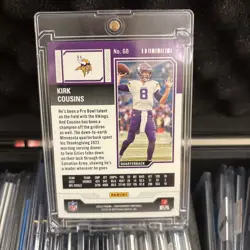2023 Panini Contenders - Kirk Cousins #68 Shimmer Ticket /18 - Image 2