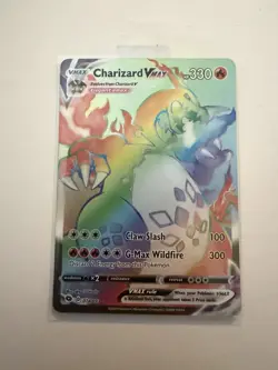 Pokemon Charizard VMAX 074/073 Champions Path Secret Rare Holo Full Art 330 - Image 1