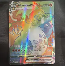 Pokemon TCG Charizard VMAX 074/073 Champions Path Secret Rare Holo Full Art - Image 1