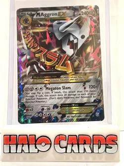 PACK FRESH Pokemon Card M Aggron EX 94/160 Primal Clash XY Mega Ultra Rare Holo - Image 1