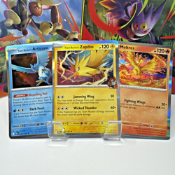 Legendary Birds - Moltres - Zapdos - Articuno - Holo Rare Pokemon TCG Card Set - Image 1