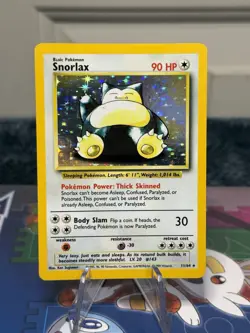 Snorlax 11/64 Holo Rare NO Symbol Error Jungle Pokemon Card - Image 1