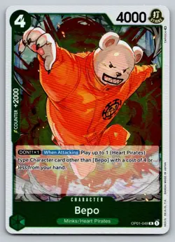 Bepo OP01-049 One Piece FOIL Card - Image 1