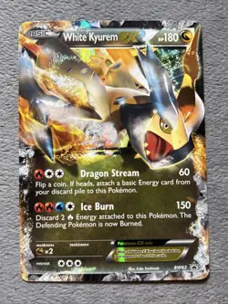 White Kyurem EX Pokemon Card BW63 Black White Promo 2012 - Image 1
