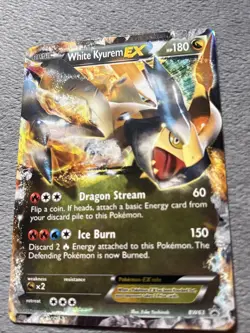 White Kyurem EX Pokemon Card BW63 Black White Promo 2012 - Image 2