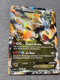 White Kyurem EX Pokemon Card BW63 Black White Promo 2012 - Image 3