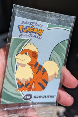 Growlithe #58 Danone Promo Sealed French Pokemon Card - Image 5
