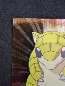 Sandshrew Topps Chrome Holo #27 Pokemon Card TV 2000 - LP - Image 2