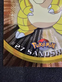 Sandshrew Topps Chrome Holo #27 Pokemon Card TV 2000 - LP - Image 5