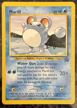 Marill 29/53 Wizards Black Star Promo 2000 Regular MP Pokemon Card - Image 1