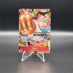 Koby (OP12 Release Event Winner) - One Piece Promotion Cards - Image 1