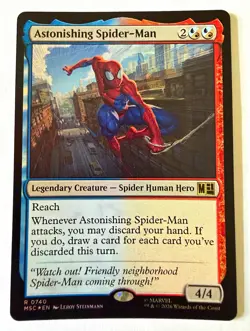 Astonishing Spider-Man #740 Foil MTG Marvel Super Heroes NM - Image 1