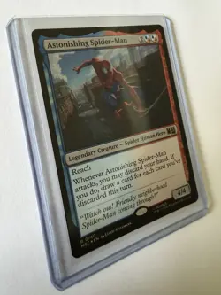 Astonishing Spider-Man #740 Foil MTG Marvel Super Heroes NM - Image 2
