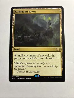 Command Tower - Commander Collection: Green MTG Plus Bonus Rare!!! - Image 1