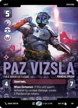 1x Paz Vizsla - For a Brighter Future - Prestige MTG - Ashes of the Empire - NM- - Image 1