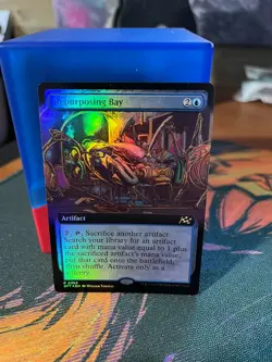 MTG Repurposing Bay (Extended Art) Aetherdrift Foil (0380) LP FREE SHIPPING - Image 1