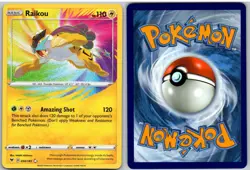 Raikou 050/185 Amazing Rare Vivid Voltage Pokemon Holo - Image 3