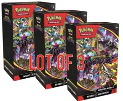 *PRESALE* Pokemon Black Pitch Booster Bundle Lot - 3 I SHIPS JUL 20-23 - Image 1