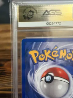 2000 Pokemon Team Rocket 1st Edition Dark Raticate 51/82 AGS 9.5 Gem Mint - Image 3