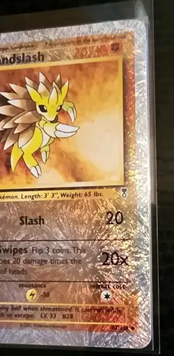 Pokemon Sandslash Legendary Collection Reverse Holo Card 62/110 LP - Image 2