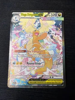 Mega Dragonite EX 290/217 Secret Rare Full Art Holo English Me: Ascended Heroes - Image 1