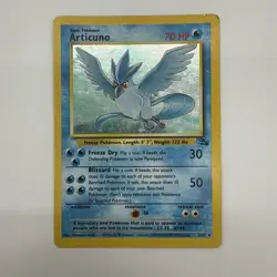 Articuno 1999 Fossil 2/62 Holo Pokemon Card Ungraded - Image 1