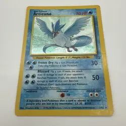 Articuno 1999 Fossil 2/62 Holo Pokemon Card Ungraded - Image 2