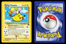 FLYING PIKACHU 25 PROMO WIZARDS BLACK STAR PROMOS POKEMON DMG - Image 3