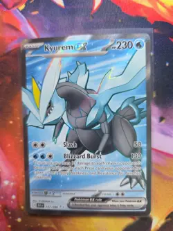 KYUREM EX 157/086 Holo Ultra Rare Black Bolt Pokemon Near Mint - Image 1