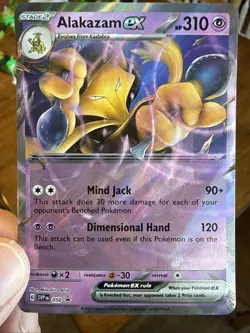 Alakazam ex No Star Error 151 Promo Pokemon TCG - Image 1