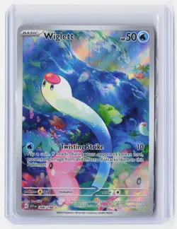 2023 Pokemon TCG—Wiglett #206/198 Scarlet & Violet—Alternative Art (DMG) - Image 1