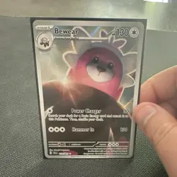Pokemon TCG Bewear 079/064 Shrouded Fable Illustration Rare Holo Full Art - Image 1